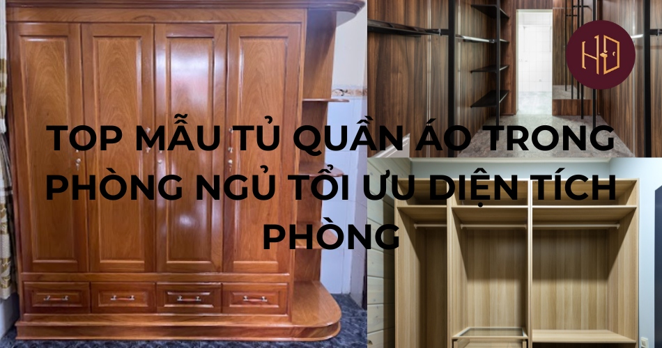 Mẫu tủ quần áo trong phòng ngủ