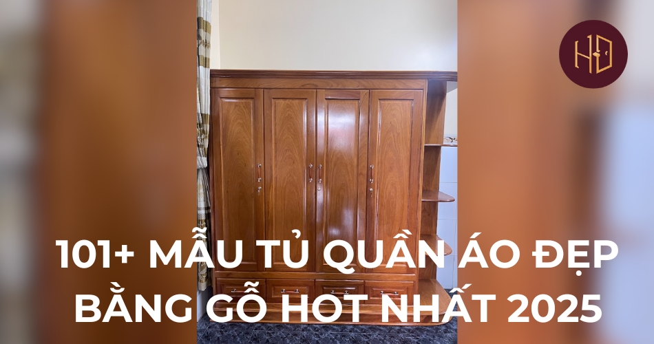 Mẫu Tủ Quần Áo Đẹp Bằng Gỗ